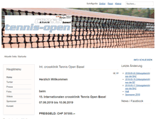 Tablet Screenshot of int.crossklinikcup.ch